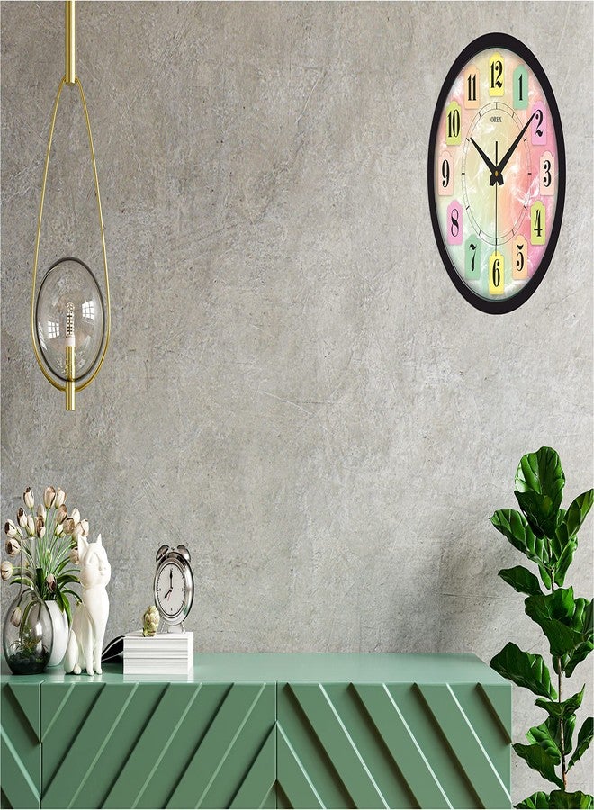 OREX Stylish Wall Clock for Home/Living Room/Bedroom/Kitchen/Office/Kids Room/Shop - Colorful - 42 - Image 4